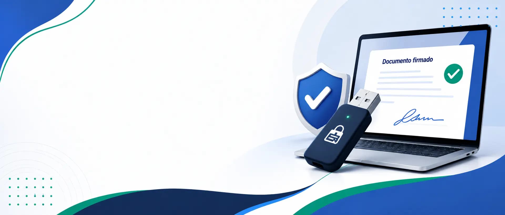 Entorno de trabajo digital con dispositivos y documentos: certificado digital y firma electrónica en Ecuador